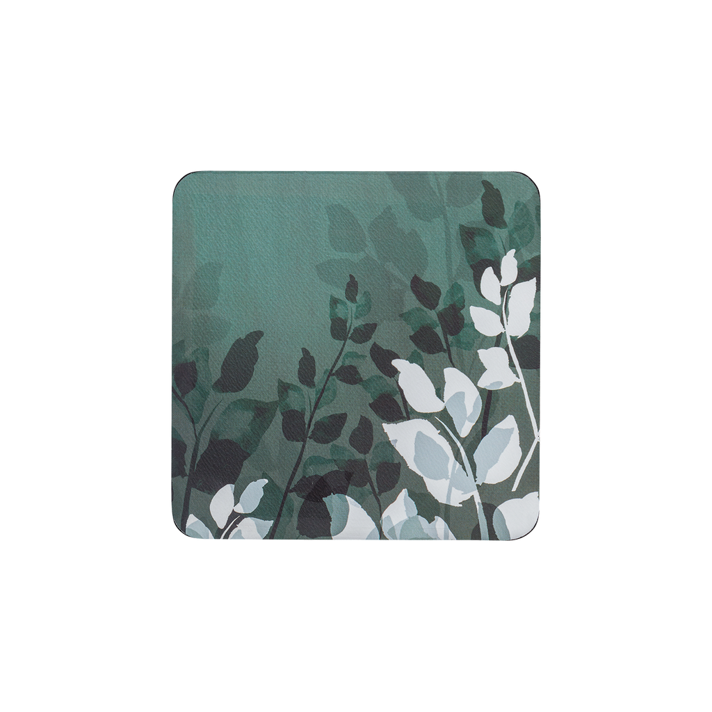 Colours Green Foliage Coasters - Set Of 6