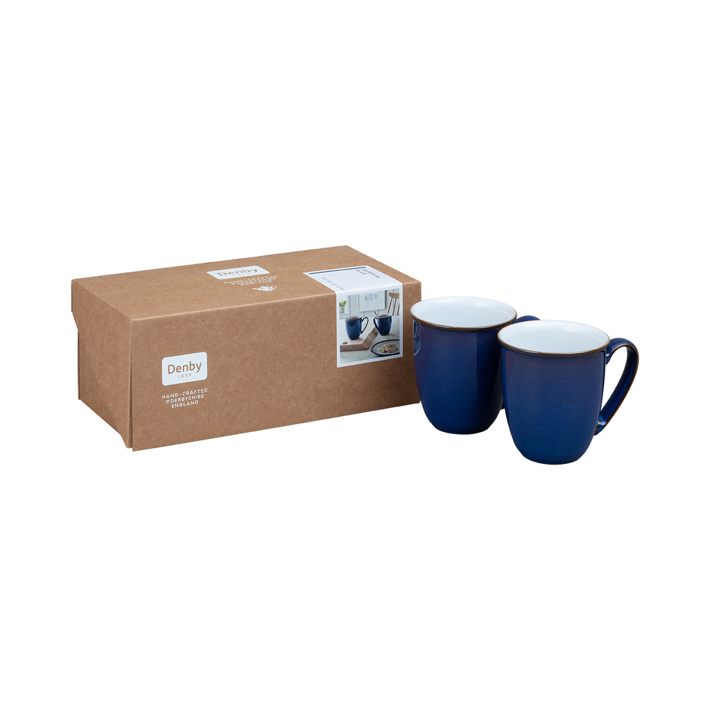 Imperial Blue Mugs - Set Of 2