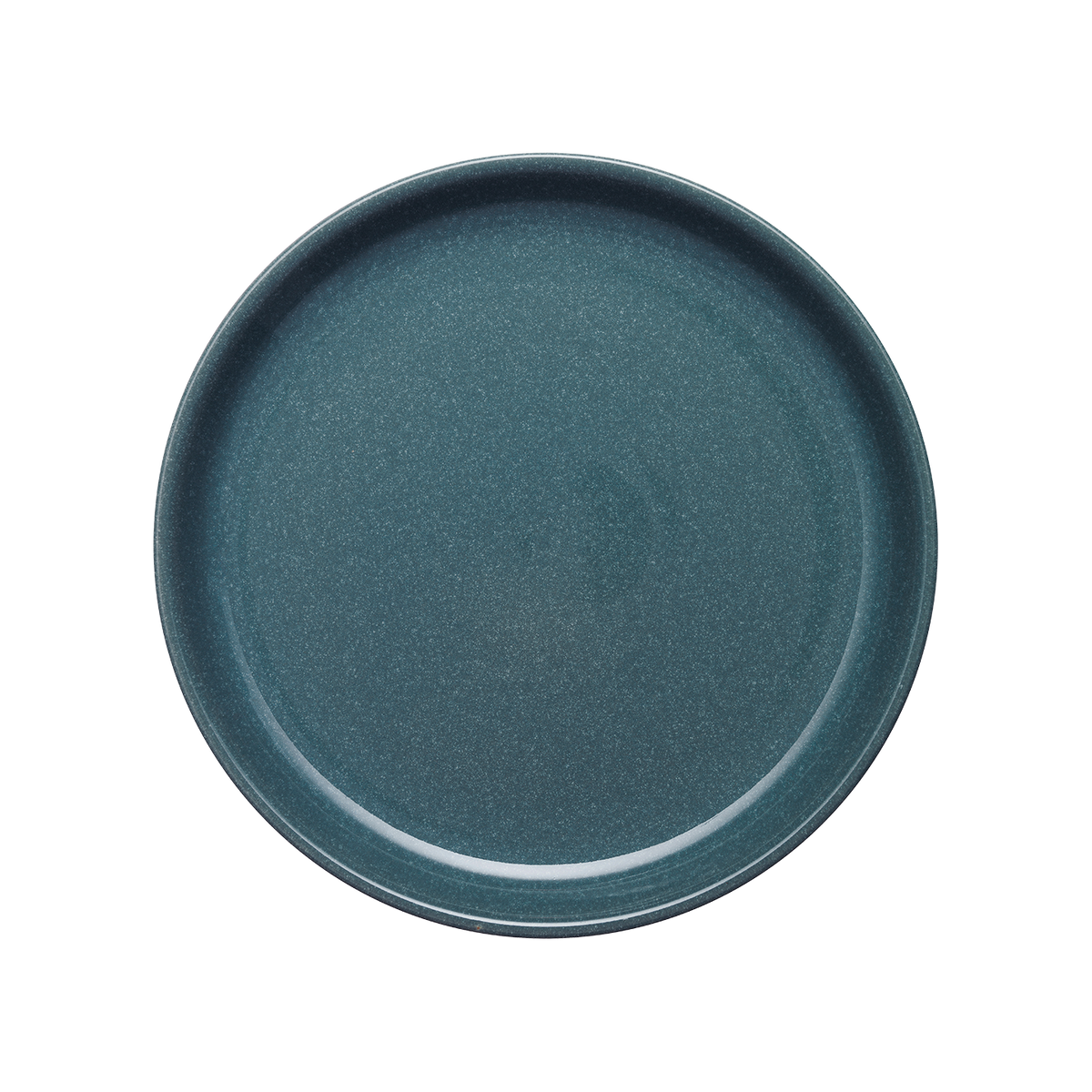 Elements Jade Dark Green Coupe Dinner Plates - Set Of 4