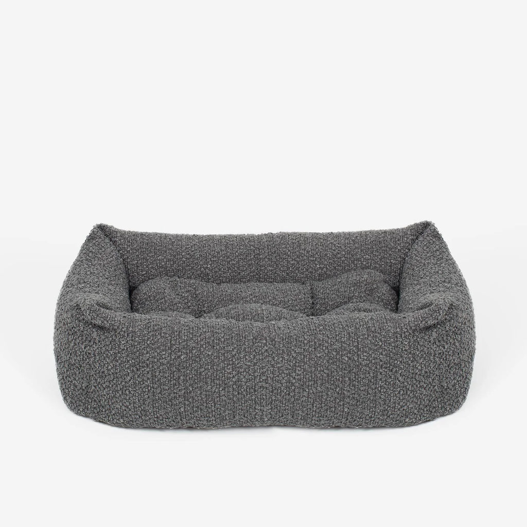 Cozy & Calming Puppy Cage Bed In Granite Boucl