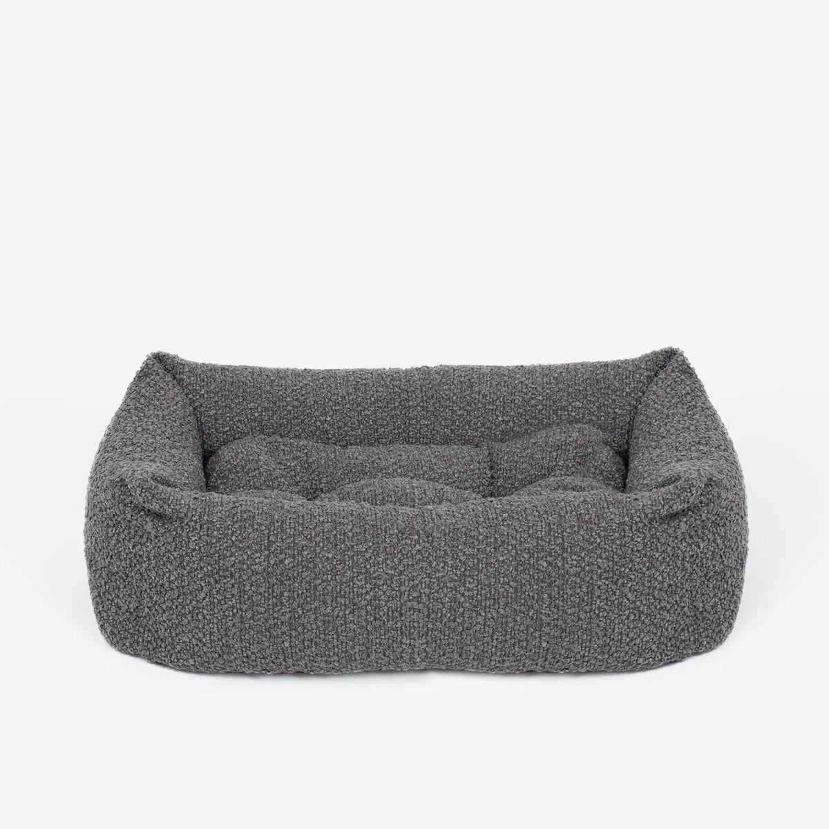 Cozy & Calming Puppy Cage Bed In Granite Boucl
