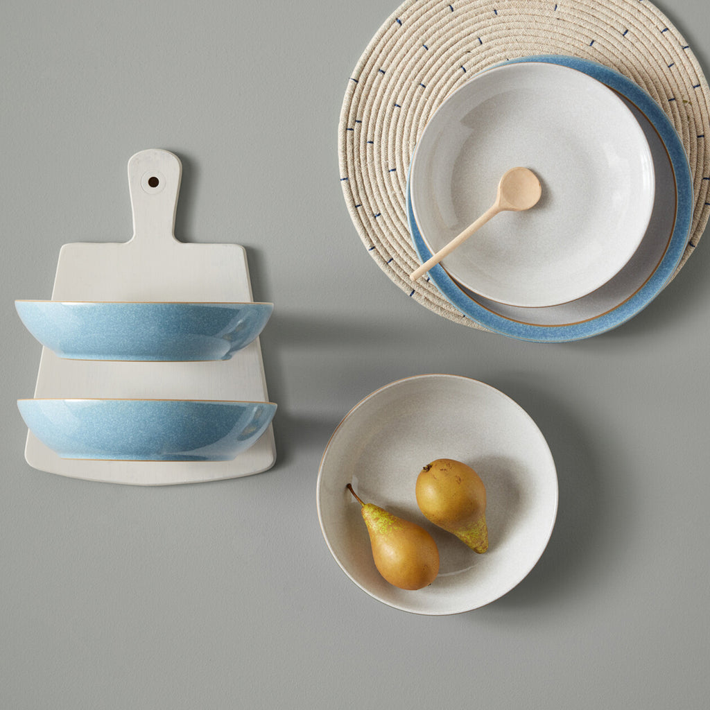 Elements Blue Pasta Bowls - Set Of 4