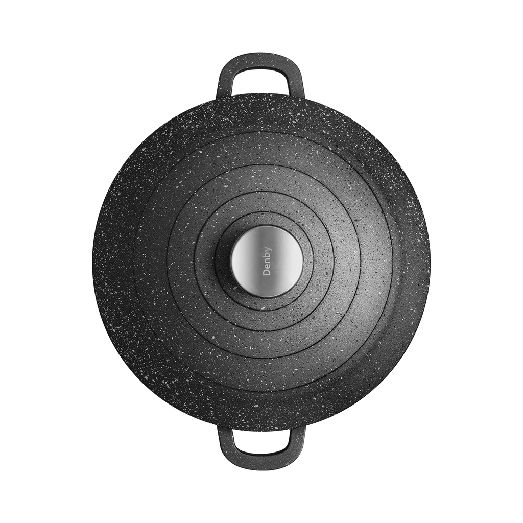 Granite Finish Cast Aluminium 24Cm Casserole Dish