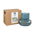 Azure Haze 12 Piece Coupe Dinner Set
