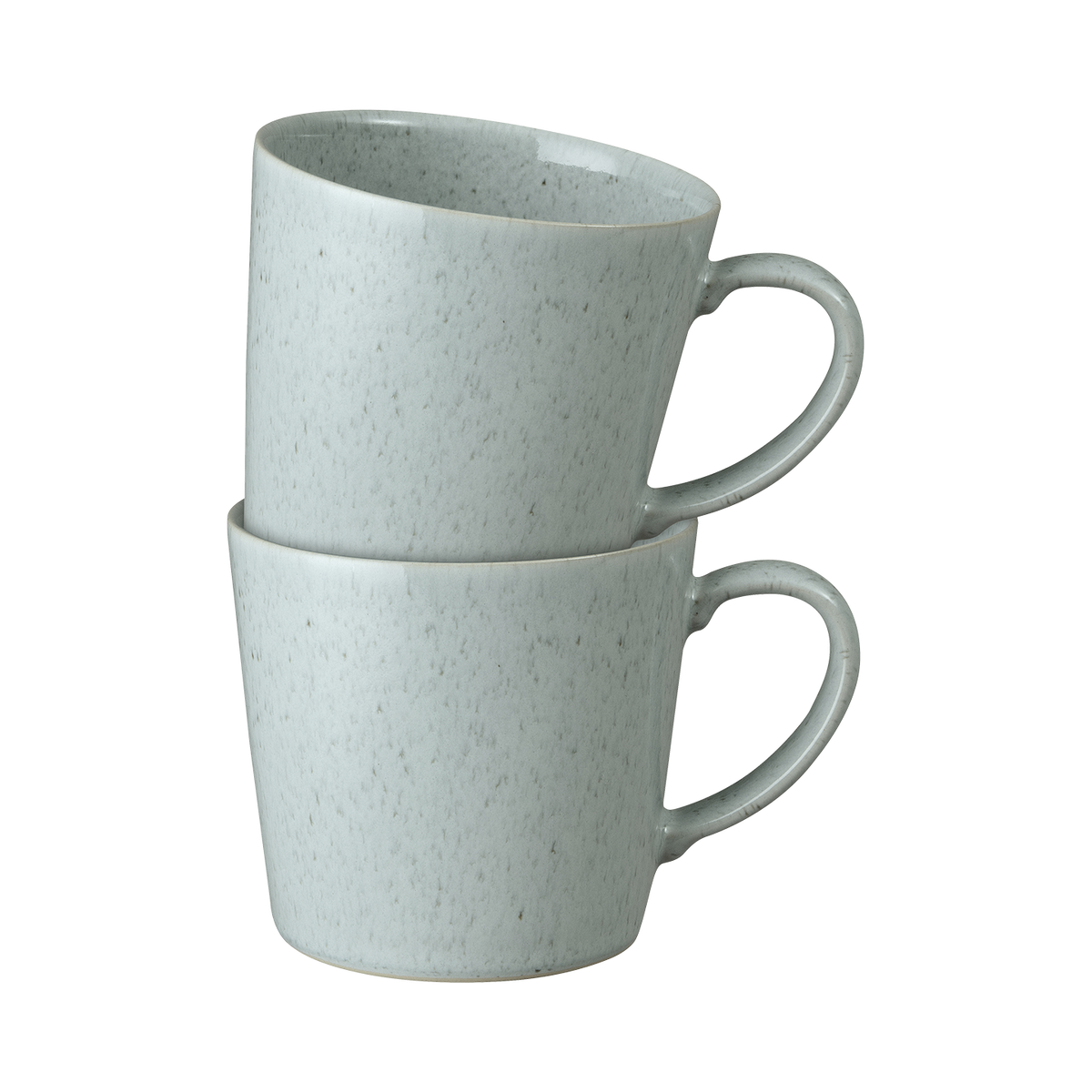 Teal Speckle Mugs - Set Of 2