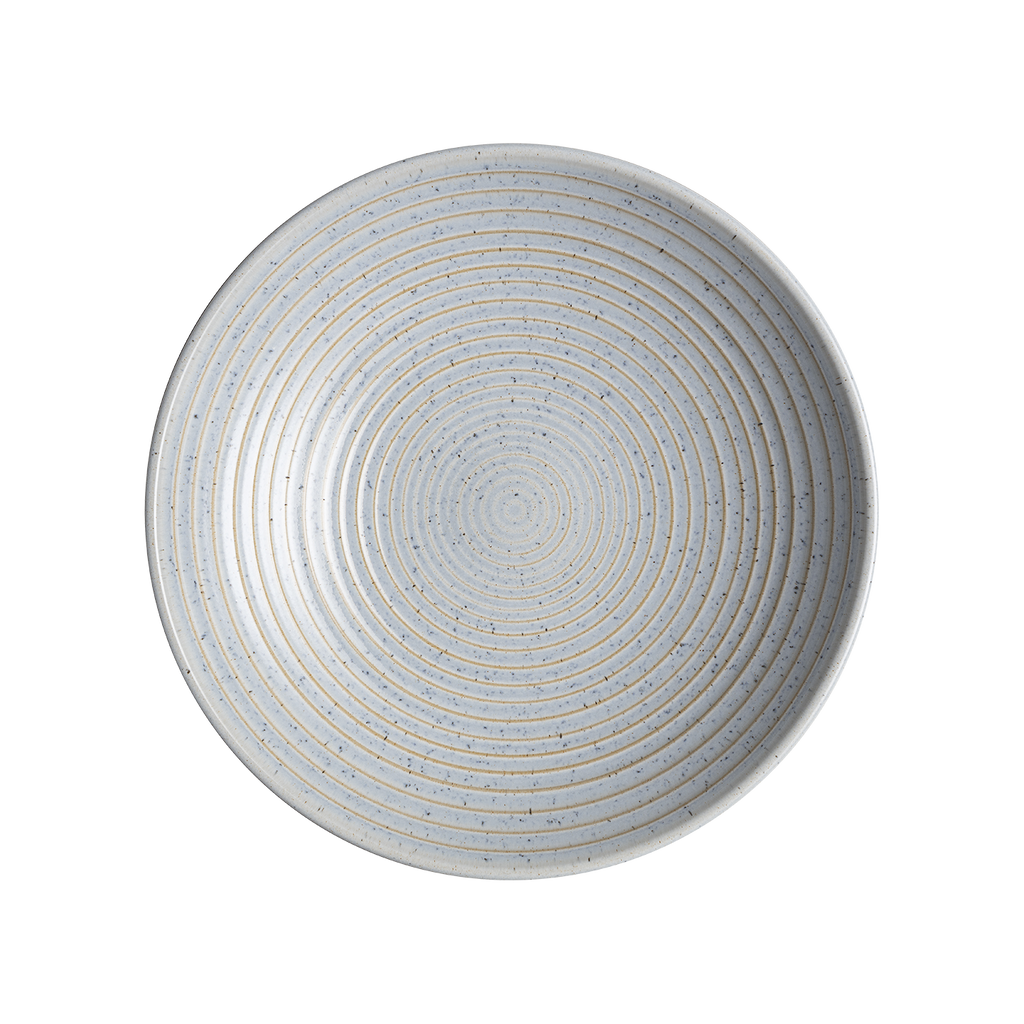 Studio Blue Pebble Medium Ridged Bowl