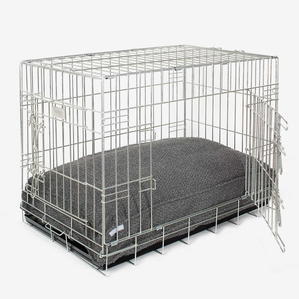 Dog Cushion in Granite Boucl
