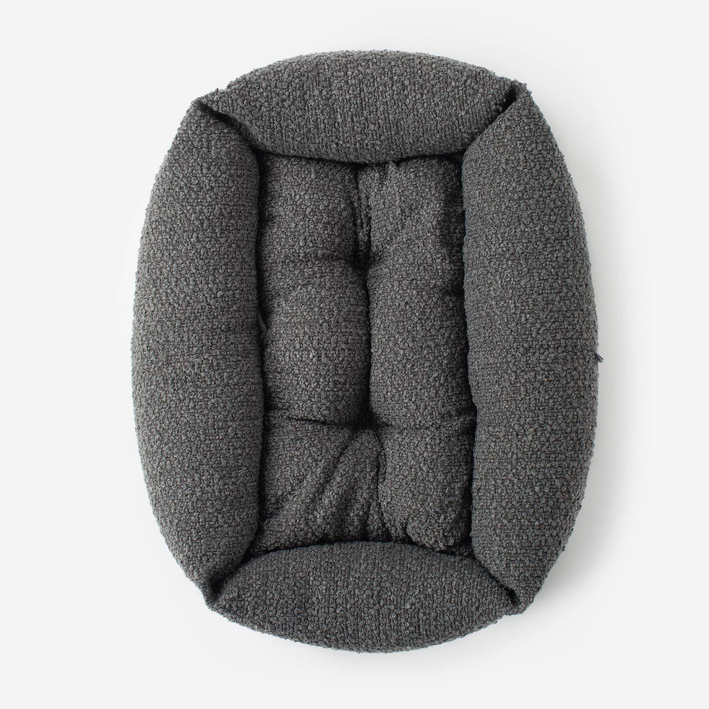 Cozy & Calming Puppy Cage Bed In Granite Boucl