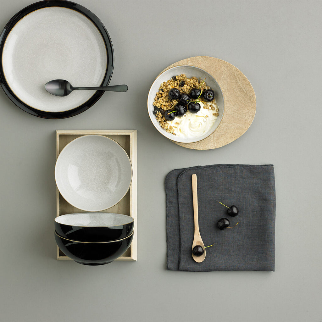 Elements Black 12 Piece Dinner Set