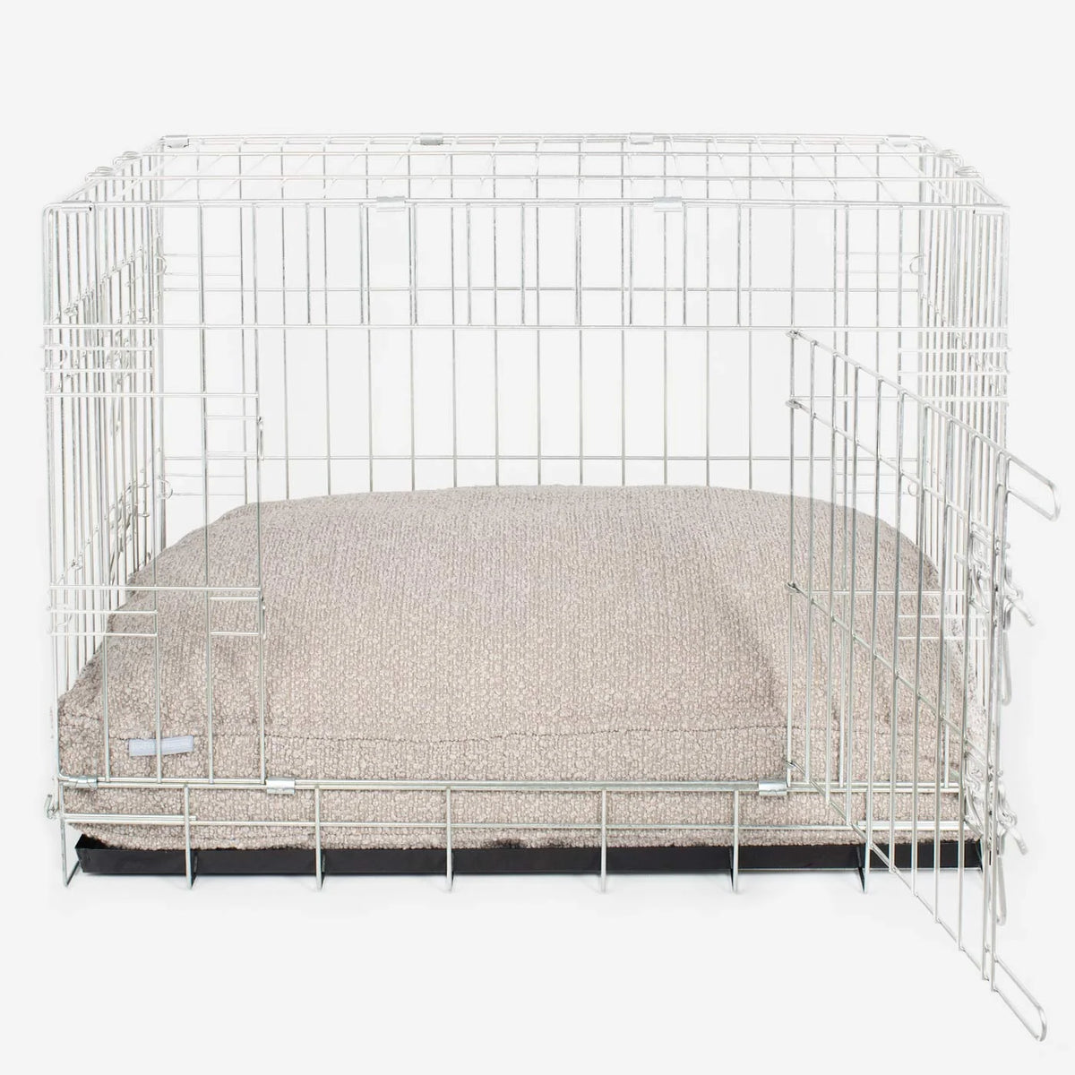 Dog Cushion in Mink Boucl