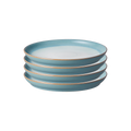 Azure Haze Coupe Medium Plates - Set Of 4