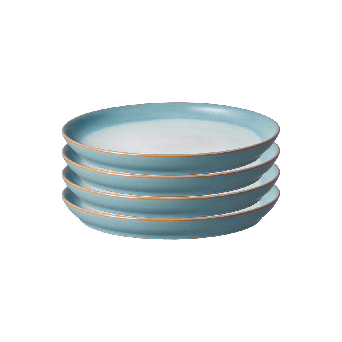 Azure Haze Coupe Medium Plates - Set Of 4