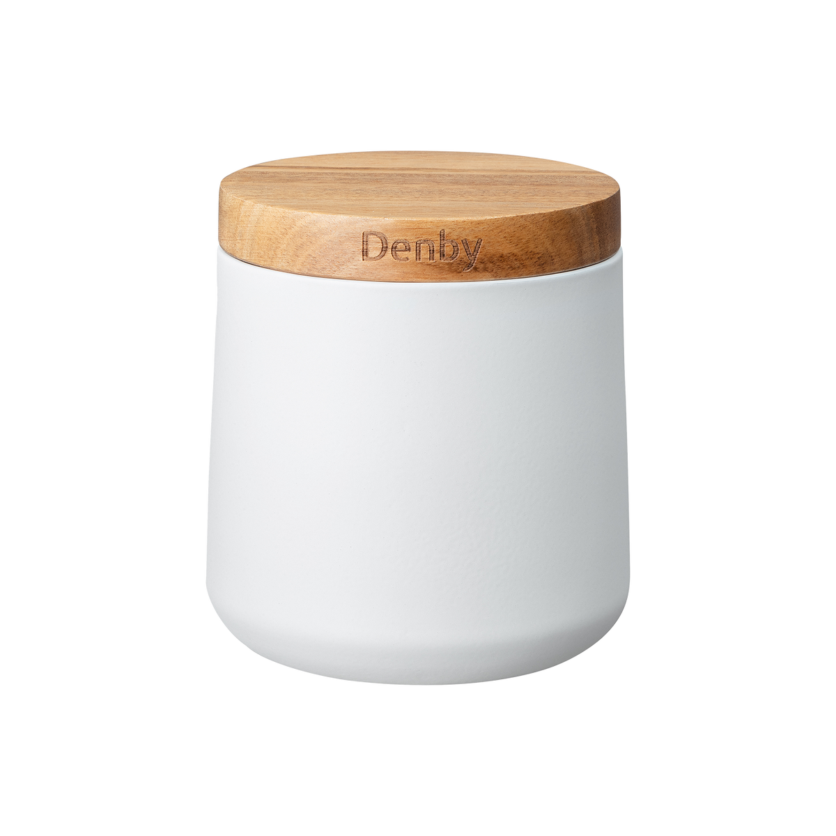 Denby Set Of 3 White Storage Canisters