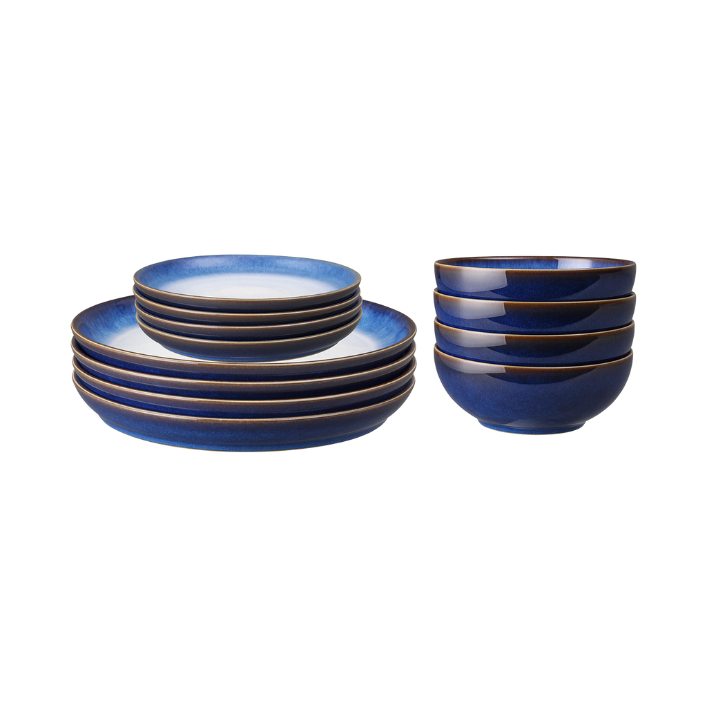 Blue Haze 12 Piece Dinner Set