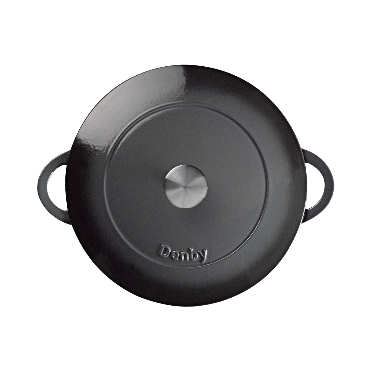 Denby Halo Cast Iron 30Cm Shallow Casserole
