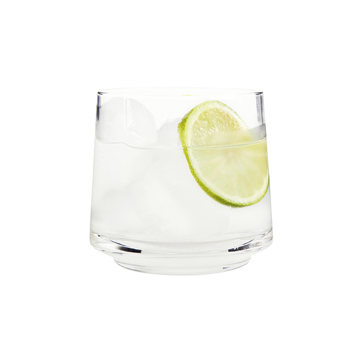 Contemporary Clear Small Tumblers - Set Of 2
