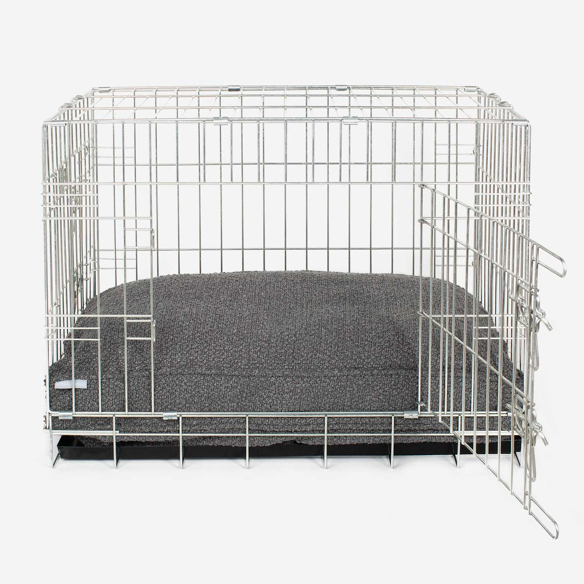 Dog Cushion in Granite Boucl