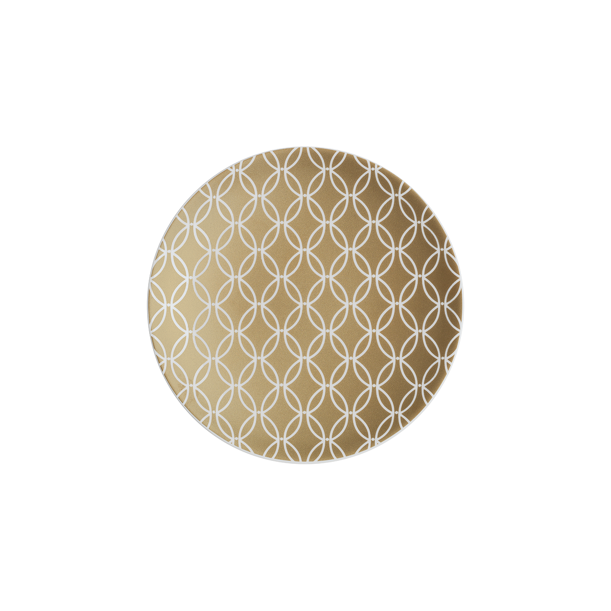 Modern Deco Small Plate Gold