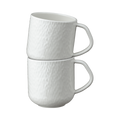 Carve White Large Mugs - Set Of 2