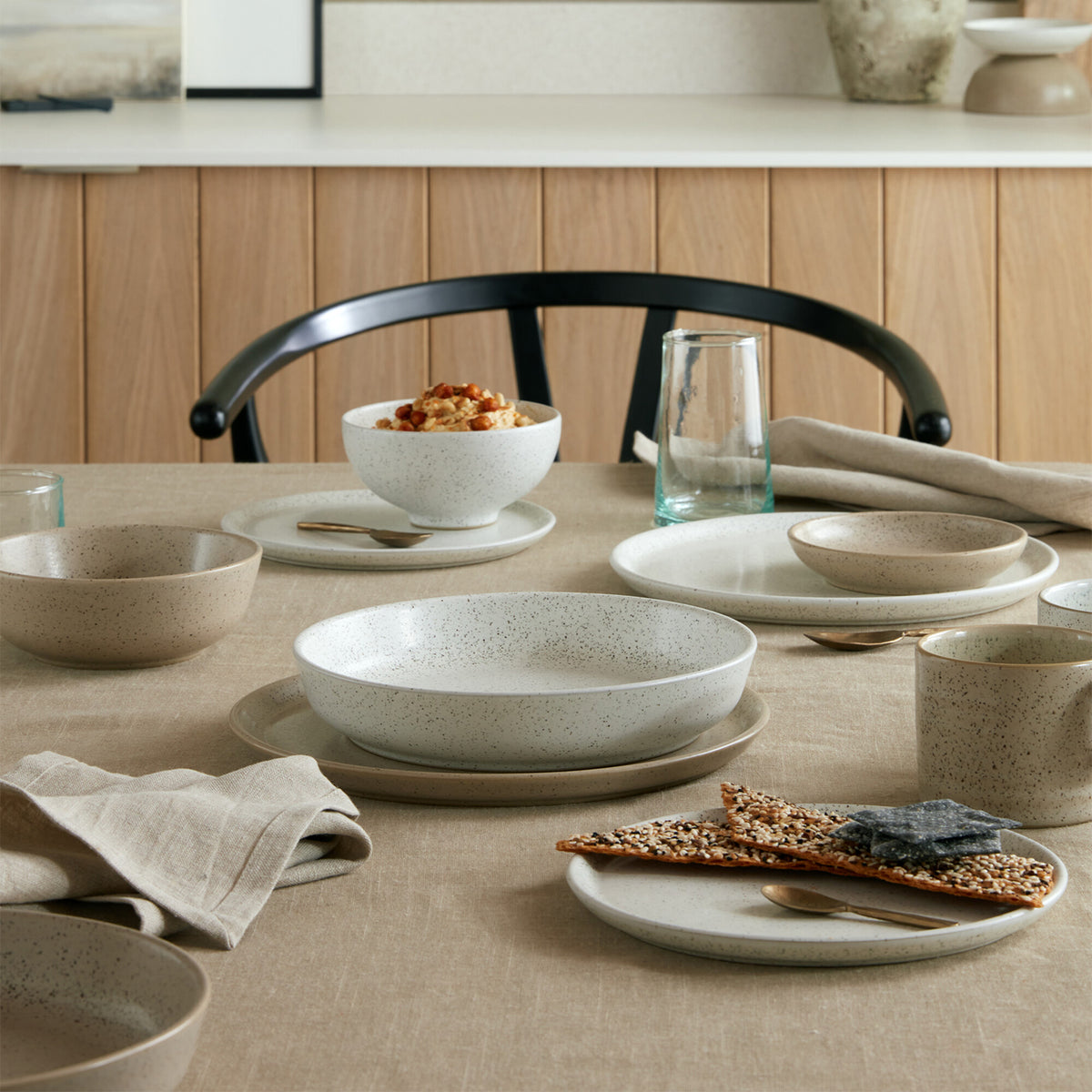 Grain Mixed Set Of 4 Pasta Bowls