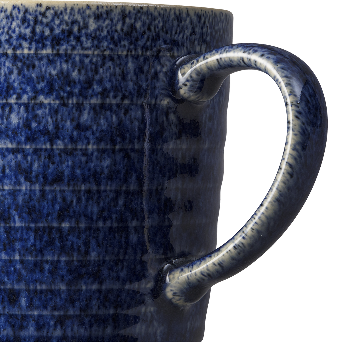 Studio Blue Cobalt/Pebble Ridged Mug