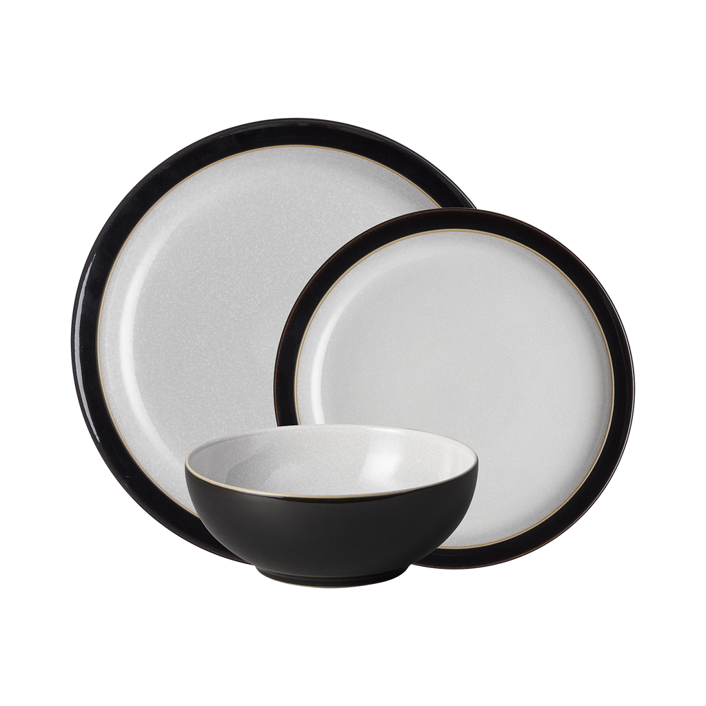 Elements Black 12 Piece Dinner Set