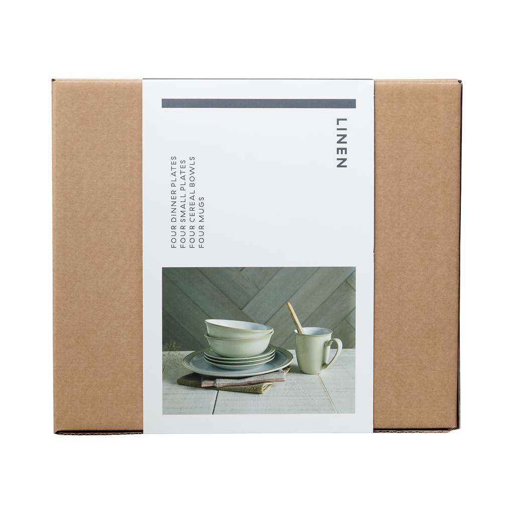 Linen 16 Piece Dinner Set