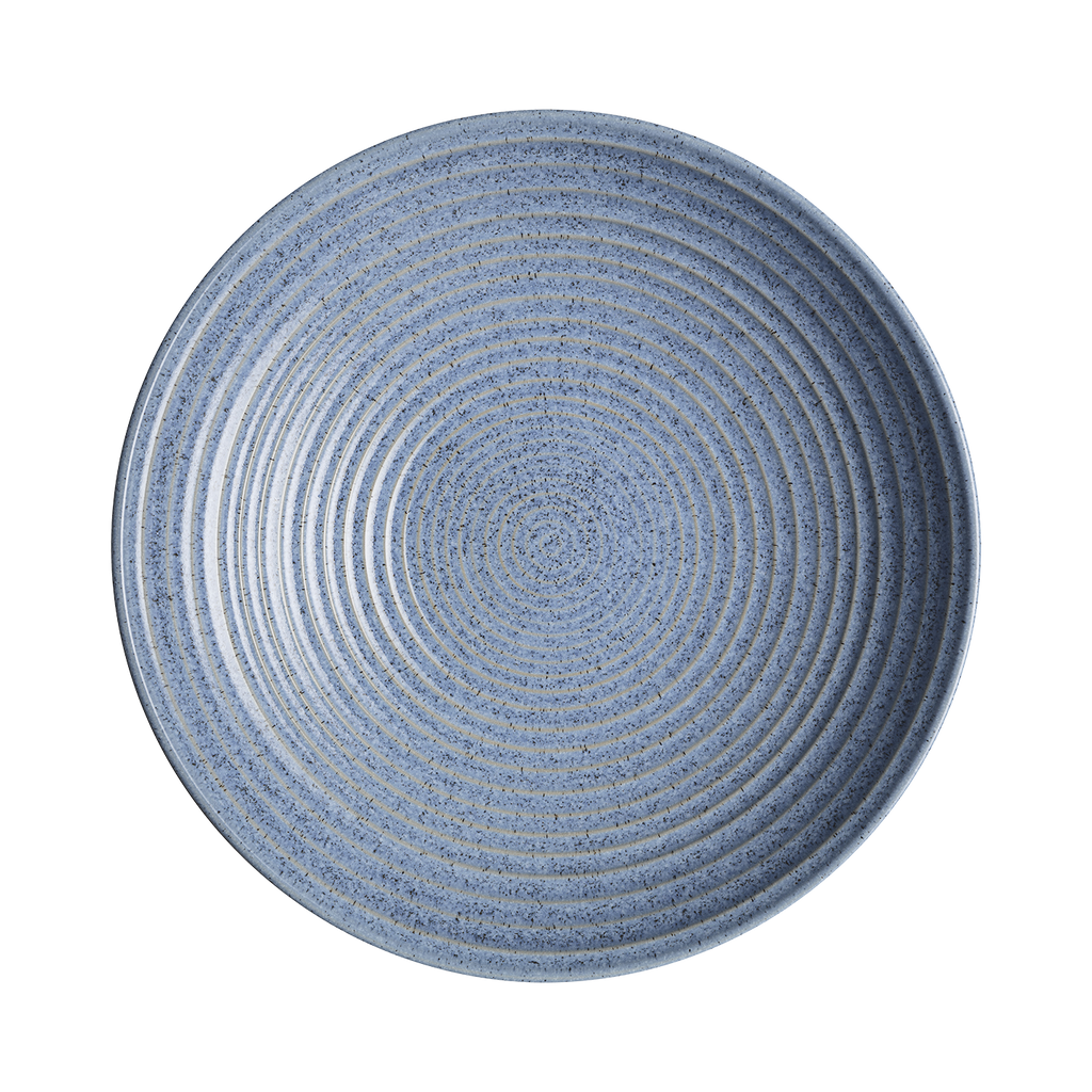Studio Blue Flint Large Ridged Bowl
