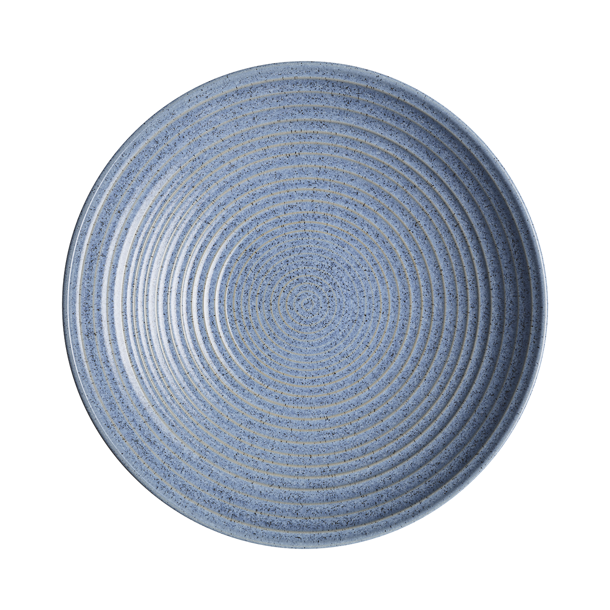 Studio Blue Flint Large Ridged Bowl