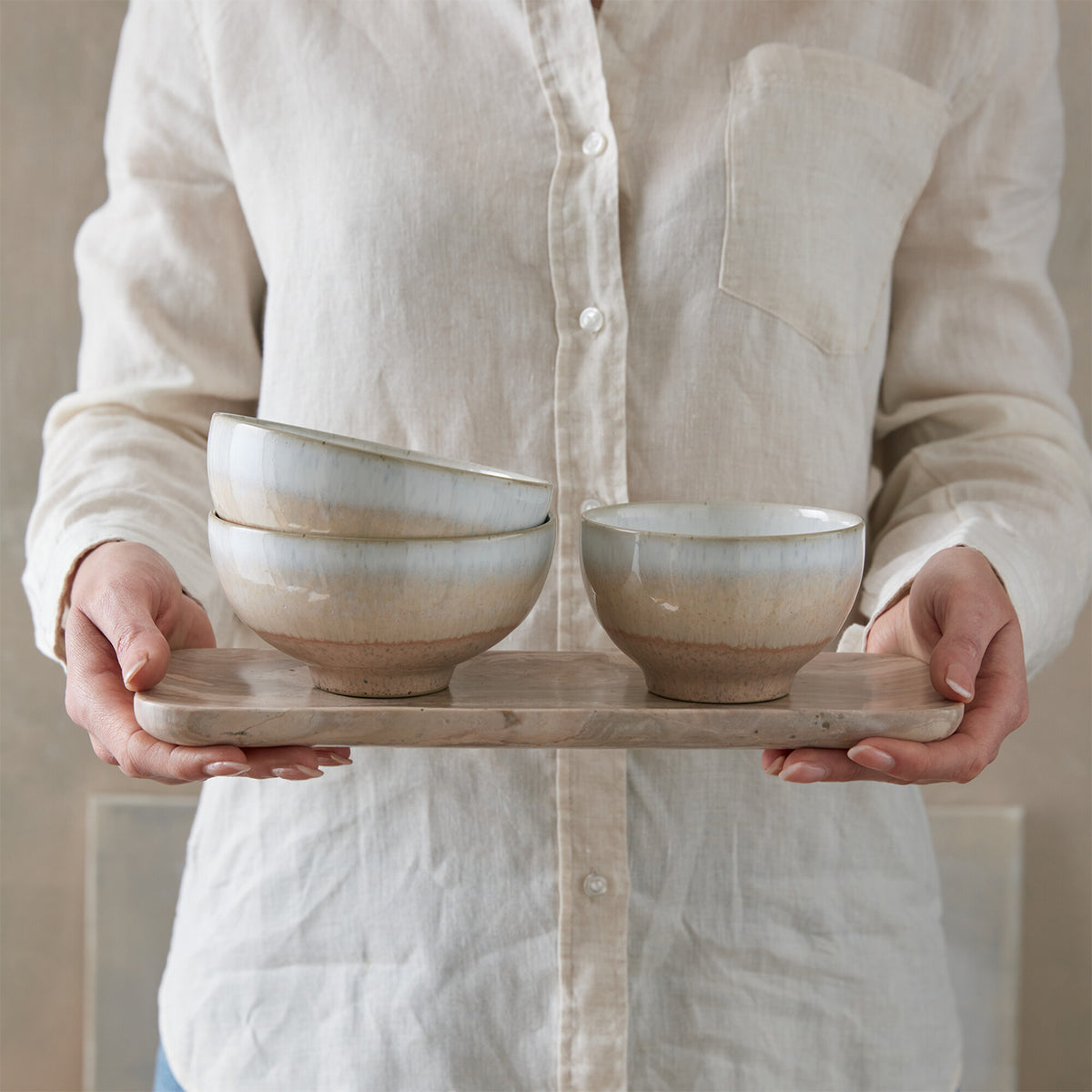 Kiln Coral Rice Bowl