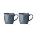 Dark Grey Speckle Mugs - Set Of 2
