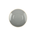 Intro Edge Grey On Black Tea Saucer
