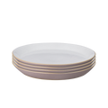 Impression Pink Set Of 4 Medium Plates