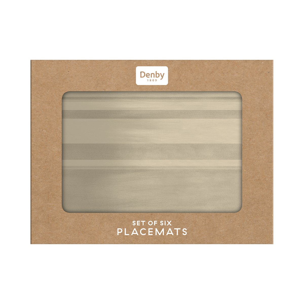 Colours Natural Placemats - Set Of 6