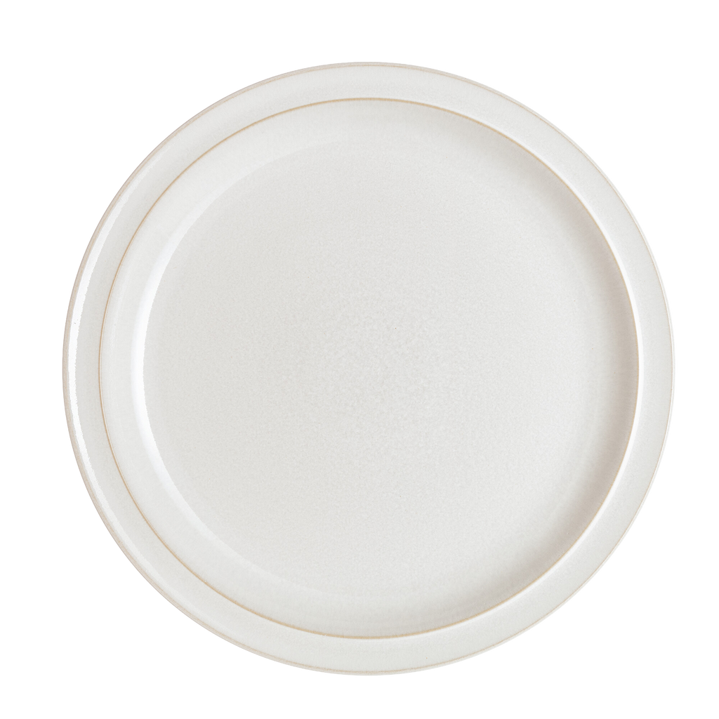 Cotton White Dinner Plate