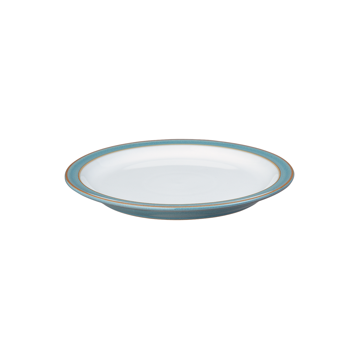 Azure Rimmed Medium Plate
