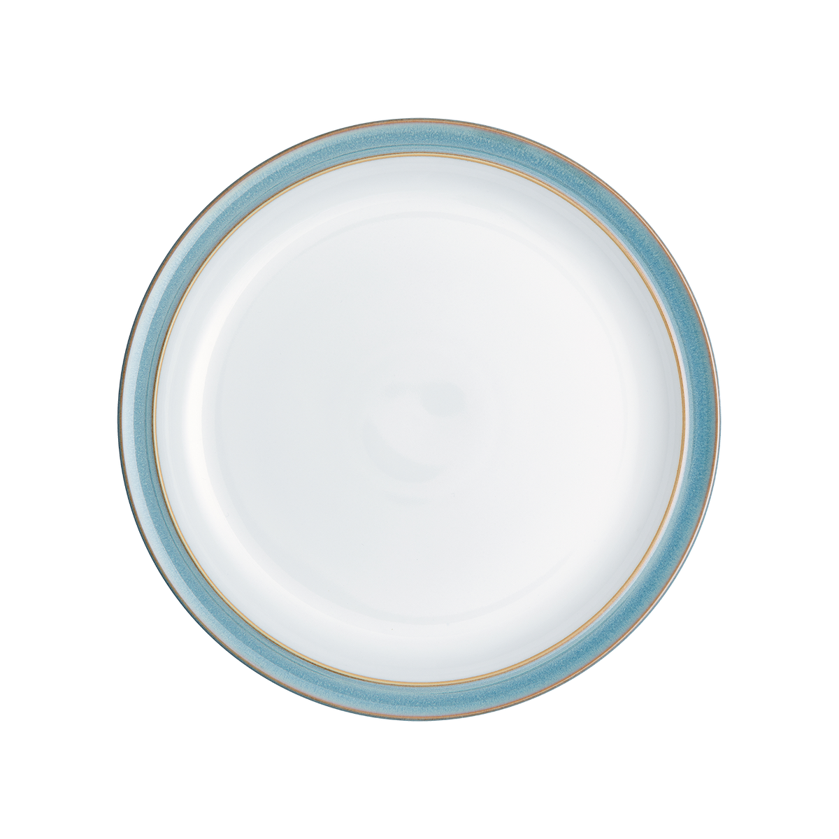 Azure Rimmed Dinner Plates - Set Of 4