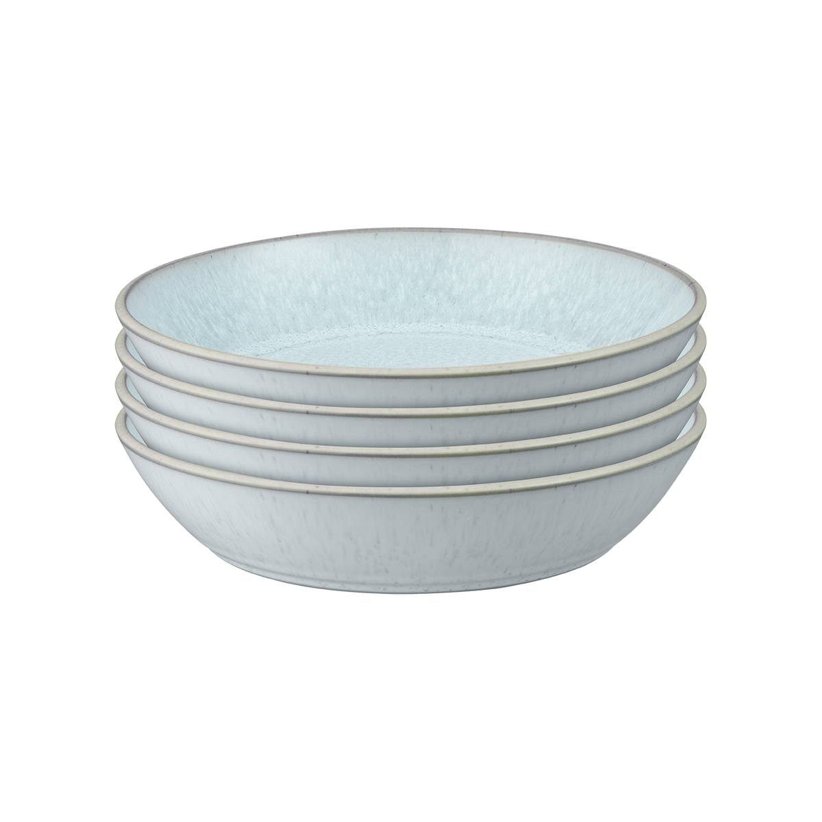 Kiln Green Pasta Bowls - Set Of 4