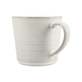 Natural Canvas Textured Large Mug