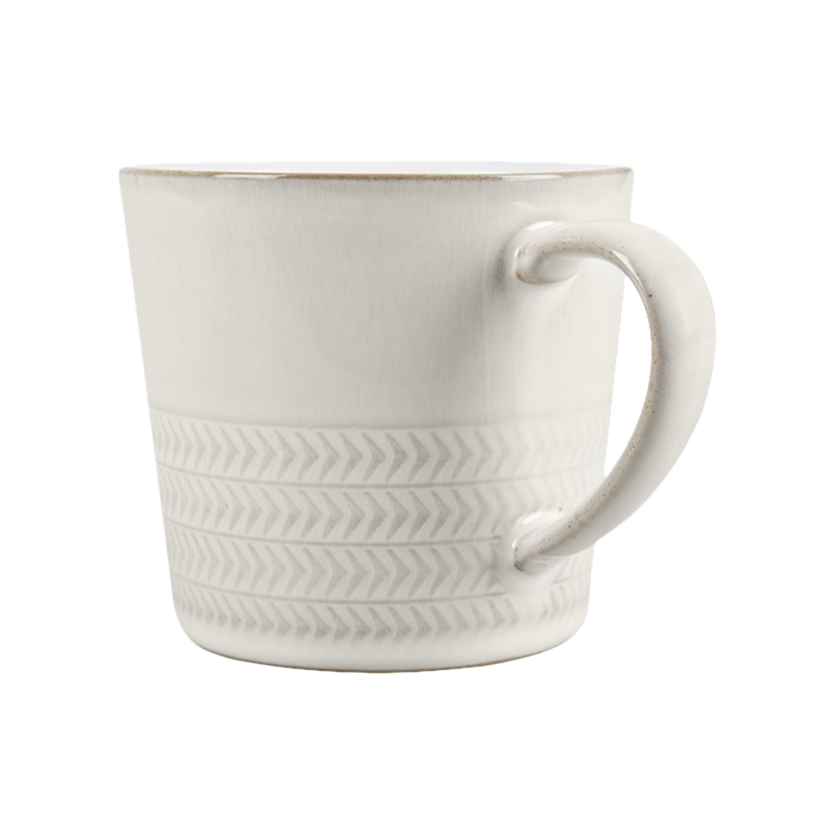 Natural Canvas Textured Large Mug