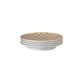 Modern Deco Small Plate Gold Seconds
