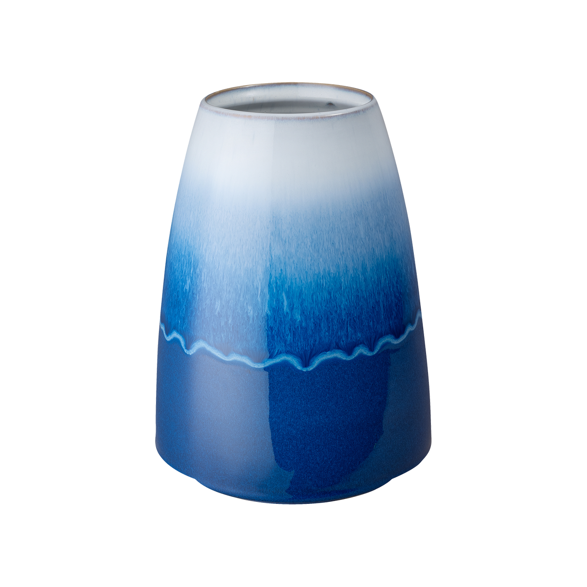 Blue Haze Medium Conical Vase