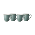 Elements Fern Green Coffee Beaker/Mugs - Set Of 4