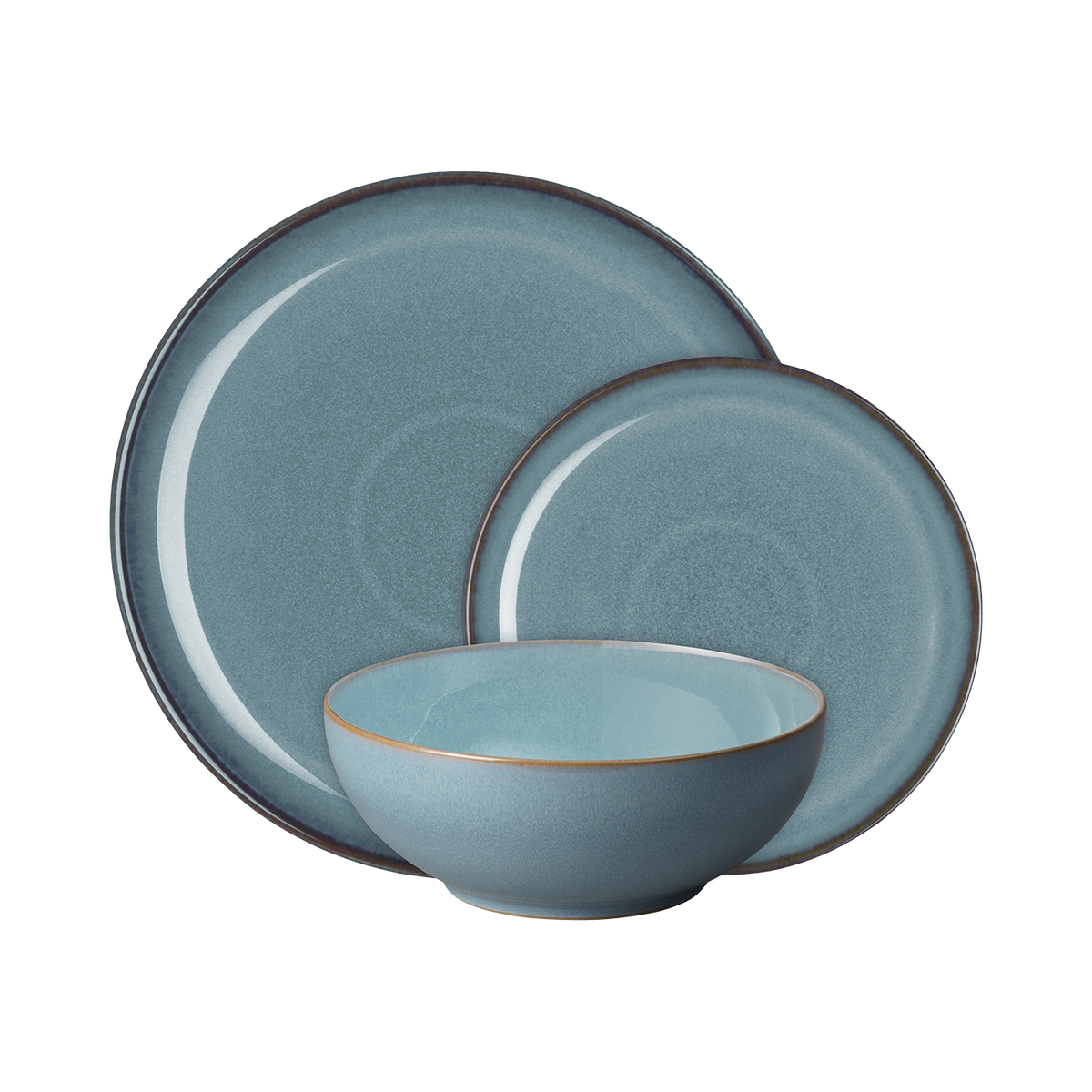 Azure Coupe 12 Piece Dinner Set
