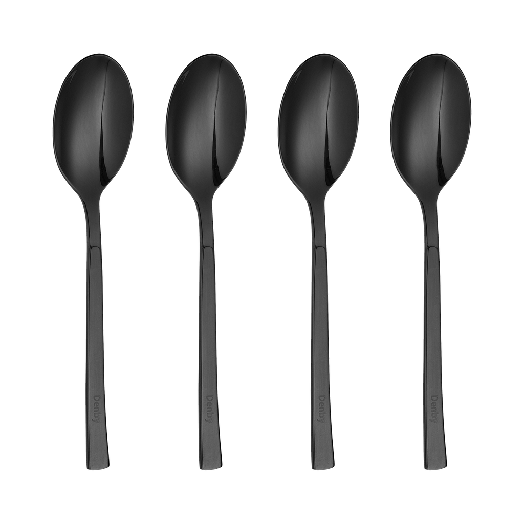 Spice Black Teaspoons - Set Of 4