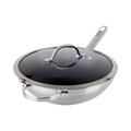 D200 Stainless Steel Wok (with lid)