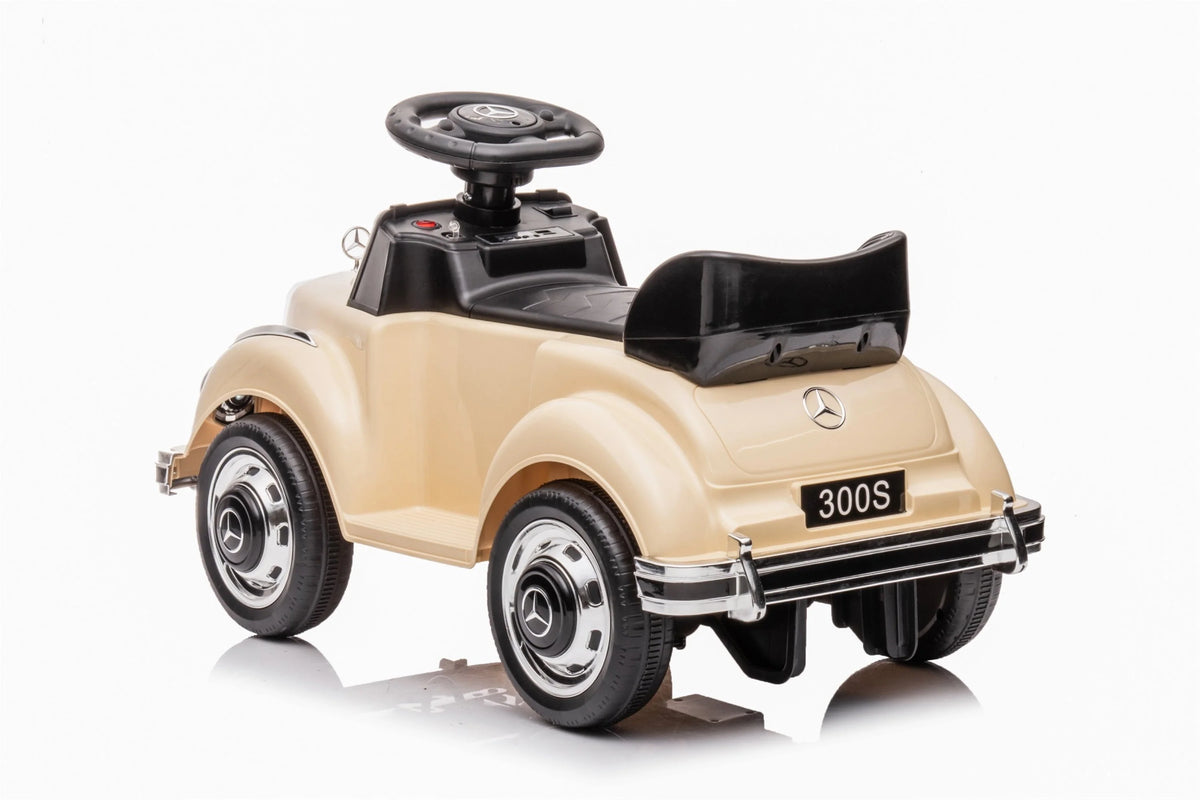Licensed Vintage 6V Mercedes Benz 300S 1 Seater Mini Kids Ride On Car